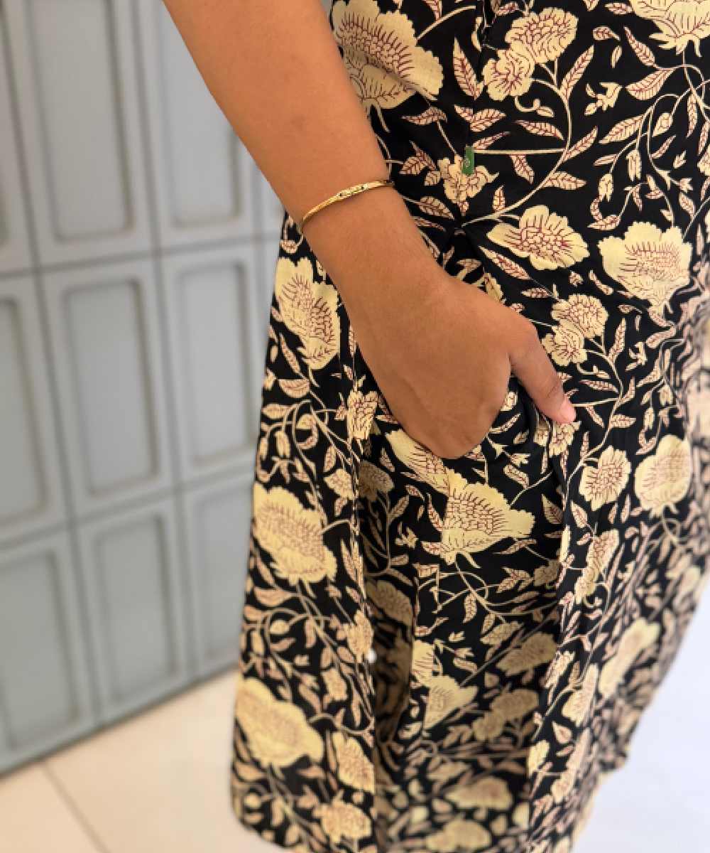 Midnight Floral Cotton Co Ord Set - Image 5