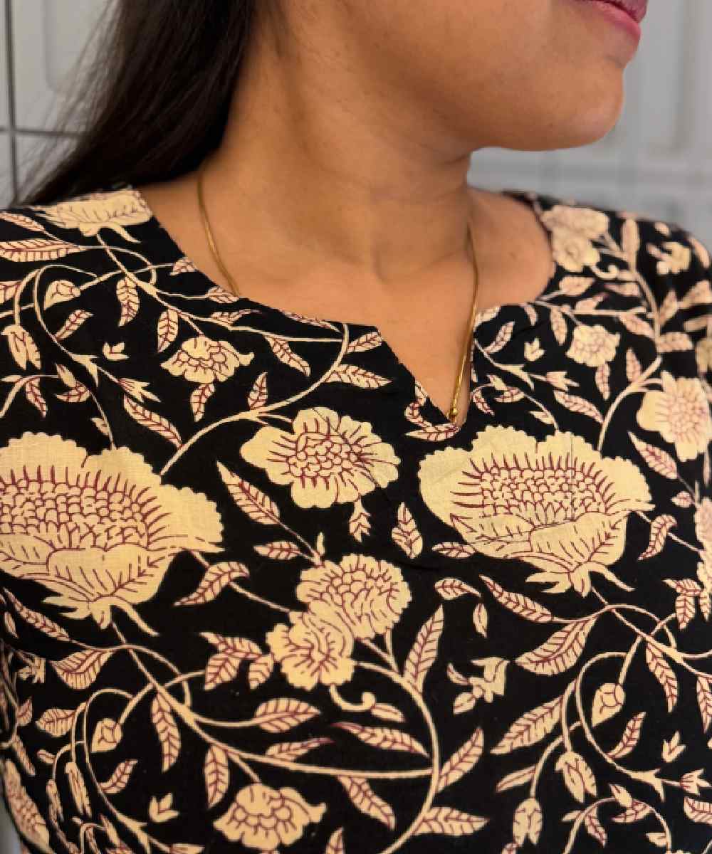 Midnight Floral Cotton Co Ord Set - Image 4