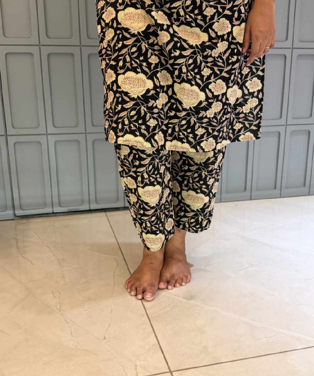 Midnight Floral Cotton Co Ord Set - Image 6