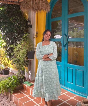 Handblock Cotton Dress